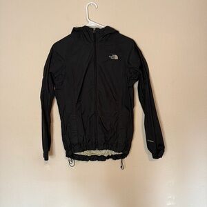 The North Face Black and Cream Jacket